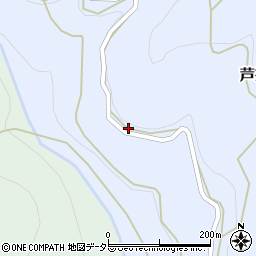 静岡県浜松市天竜区芦窪284周辺の地図