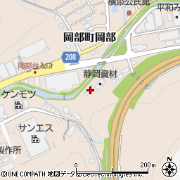 静岡県藤枝市岡部町岡部1508周辺の地図