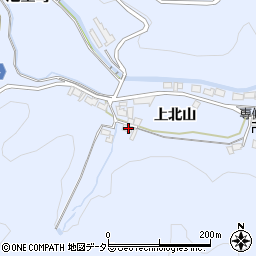 愛知県岡崎市池金町上北山24周辺の地図