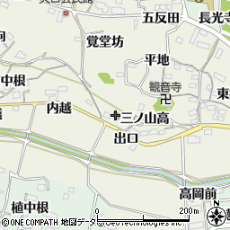 阿久比町役場　高岡老人憩の家周辺の地図
