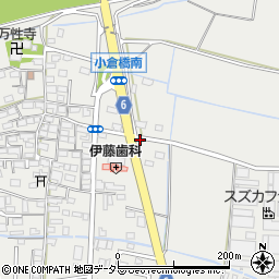 三重県四日市市楠町小倉770-3周辺の地図