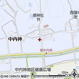 兵庫県三田市中内神117周辺の地図