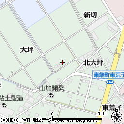 愛知県安城市東端町大坪15周辺の地図