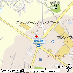 滋賀県甲賀市甲南町竜法師411周辺の地図