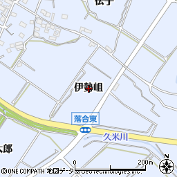 愛知県常滑市久米伊勢岨周辺の地図