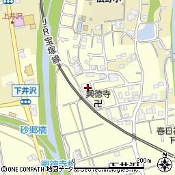 兵庫県三田市下井沢144周辺の地図