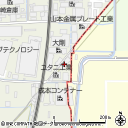 株式会社タカノ　長岡京支店周辺の地図