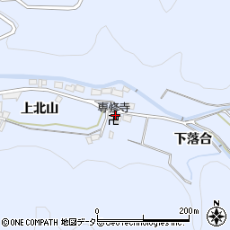 愛知県岡崎市池金町下落合周辺の地図