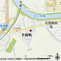 島根県浜田市下府町208周辺の地図