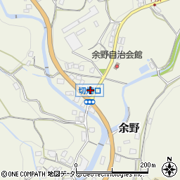 大阪府豊能郡豊能町余野周辺の地図