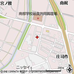 愛知県安城市和泉町庄司作1-10周辺の地図