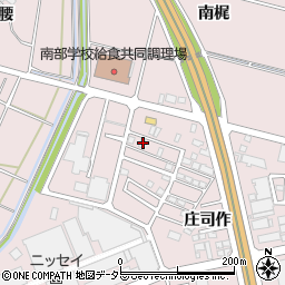 愛知県安城市和泉町庄司作3-14周辺の地図