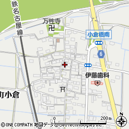 三重県四日市市楠町小倉704周辺の地図