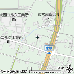 兵庫県加東市家原379周辺の地図
