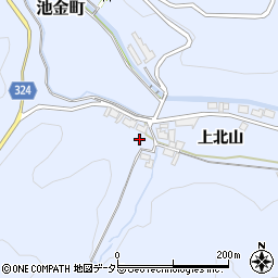 愛知県岡崎市池金町上北山13周辺の地図