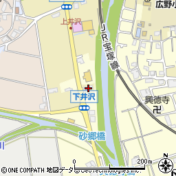 兵庫県三田市上井沢128周辺の地図