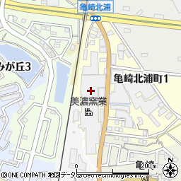 美濃窯業株式会社　亀崎工場周辺の地図