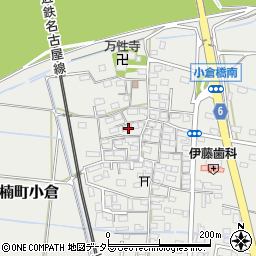 三重県四日市市楠町小倉708周辺の地図