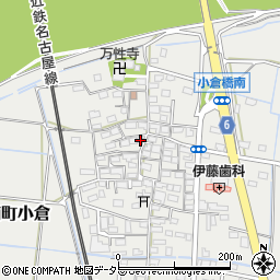三重県四日市市楠町小倉706周辺の地図