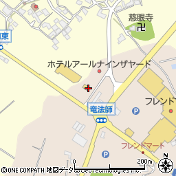 滋賀県甲賀市甲南町竜法師433周辺の地図