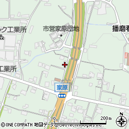 兵庫県加東市家原348-1周辺の地図