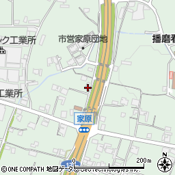 兵庫県加東市家原348-1周辺の地図