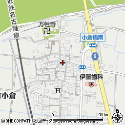 三重県四日市市楠町小倉691周辺の地図