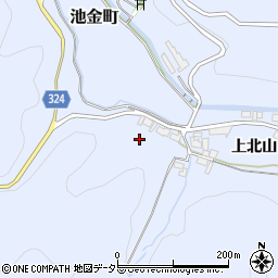 愛知県岡崎市池金町上北山9周辺の地図