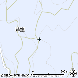 静岡県浜松市天竜区芦窪95周辺の地図