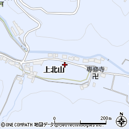 愛知県岡崎市池金町上北山55周辺の地図