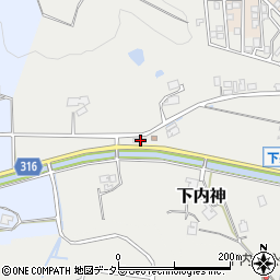 兵庫県三田市下内神464周辺の地図