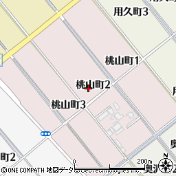 愛知県碧南市桃山町周辺の地図