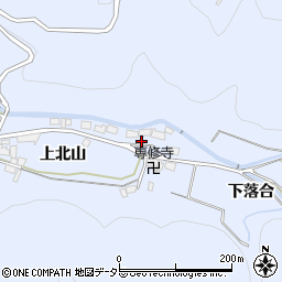 愛知県岡崎市池金町上北山75周辺の地図
