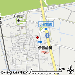 三重県四日市市楠町小倉685-1周辺の地図