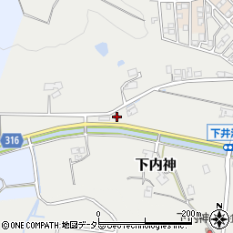 兵庫県三田市下内神878周辺の地図