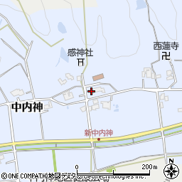 兵庫県三田市中内神102周辺の地図