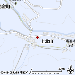 愛知県岡崎市池金町上北山134周辺の地図