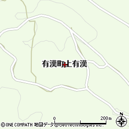 岡山県高梁市有漢町上有漢周辺の地図