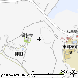 愛知県新城市八束穂藤谷周辺の地図