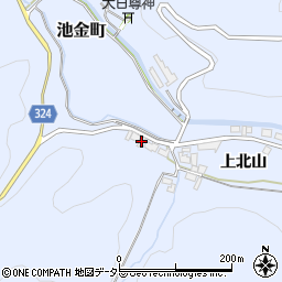 愛知県岡崎市池金町上北山10周辺の地図
