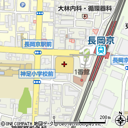 ほんべ薬局　長岡京駅前店周辺の地図