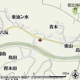 愛知県知多郡阿久比町矢高高岡北40周辺の地図