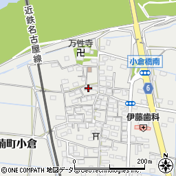 三重県四日市市楠町小倉673周辺の地図