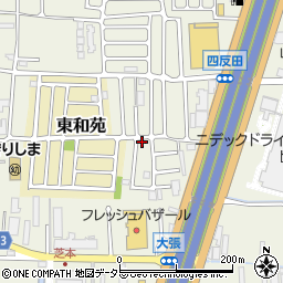 京都府長岡京市神足雲宮周辺の地図