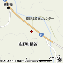 広島県三次市布野町横谷783周辺の地図