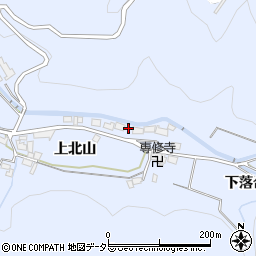 愛知県岡崎市池金町上北山72周辺の地図