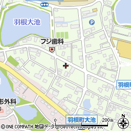 愛知県岡崎市羽根町大池78周辺の地図