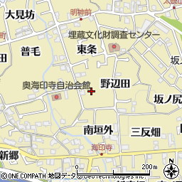 京都府長岡京市奥海印寺周辺の地図