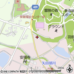 兵庫県姫路市香寺町行重303周辺の地図