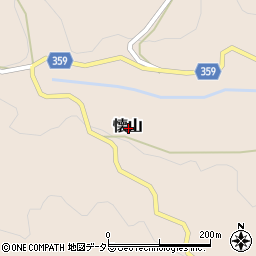 静岡県浜松市天竜区懐山周辺の地図